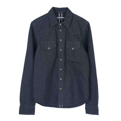 CHROME HEARTS BLACK CROSS DENIM JACKET