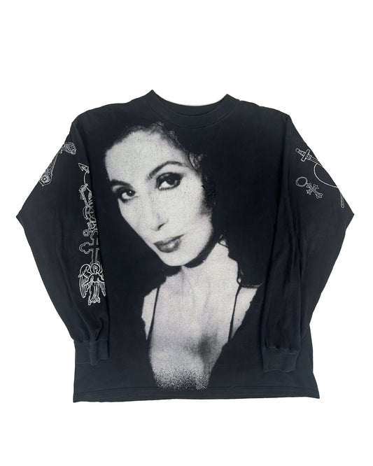 VINTAGE CHER TATTOO LONGSLEEVE SHIRT