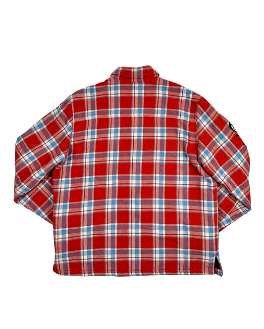 RED/BLUE PLAID LINED FLANNEL 2022