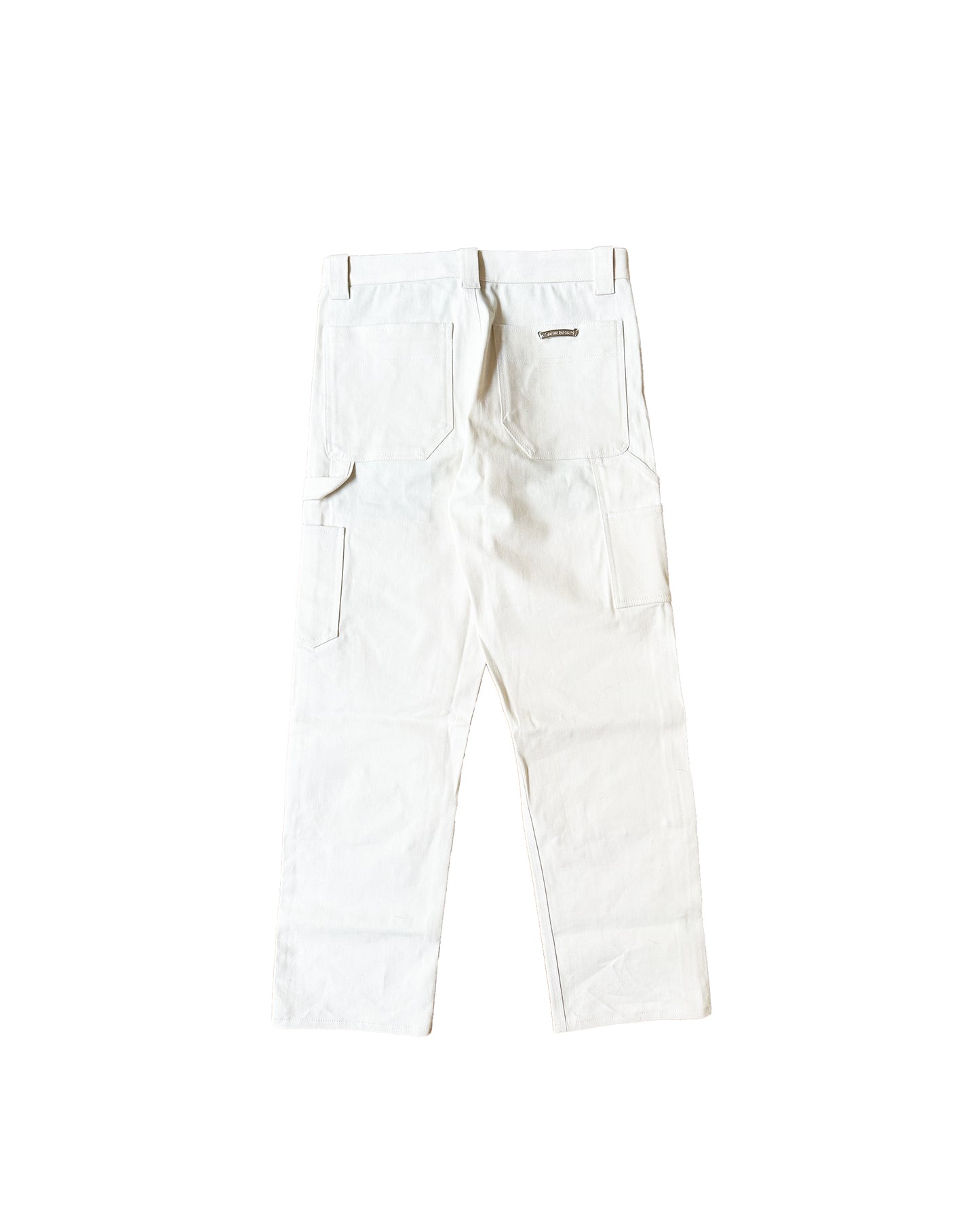 WHITE CHROME HEARTS CARPENTER PANTS SIZE 36