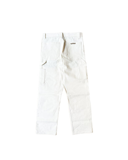 WHITE CHROME HEARTS CARPENTER PANTS SIZE 36