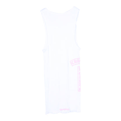 PINK/WHITE TBAR LOGO TANK TOP