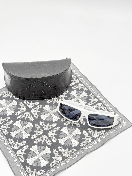 Chrome Hearts White Porny Sunglasses