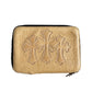 CHROME HEARTS BEIGE TRIPLE CROSS CEMETERY WALLET