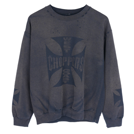 WCC WEST COAST CHOPPERS Faded Crewneck