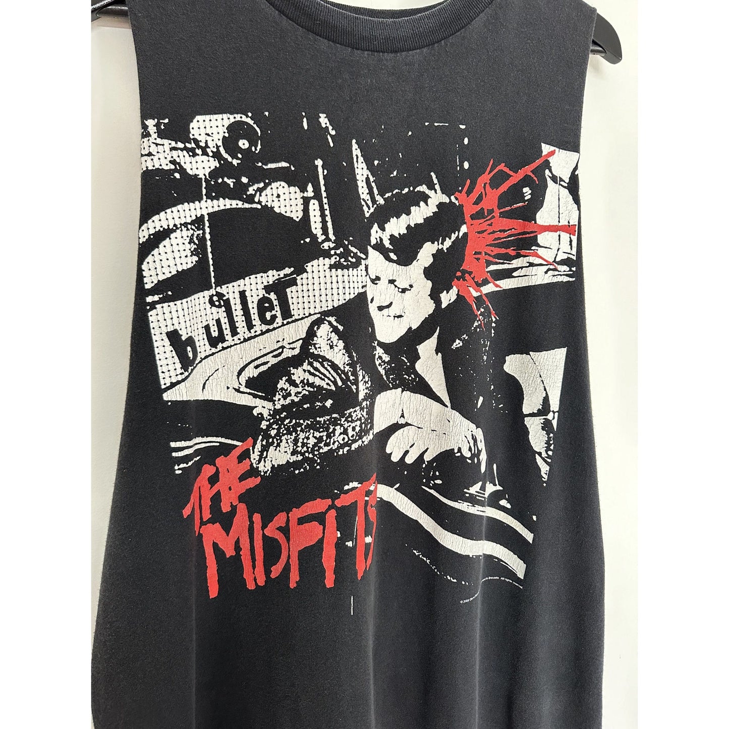 VINTAGE MISFITS JFK ASSASINATION CUT OFF THRASHED TEE