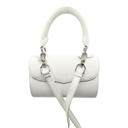 CHROME HEARTS CH WHITE RHODIUM DOC ADAMS HANDBAG PURSE