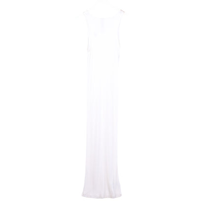 Chrome Hearts Womans White  SCRIPT Long White Dress