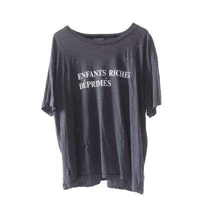 ERD GREY PAINTED LOGO TSHIRT