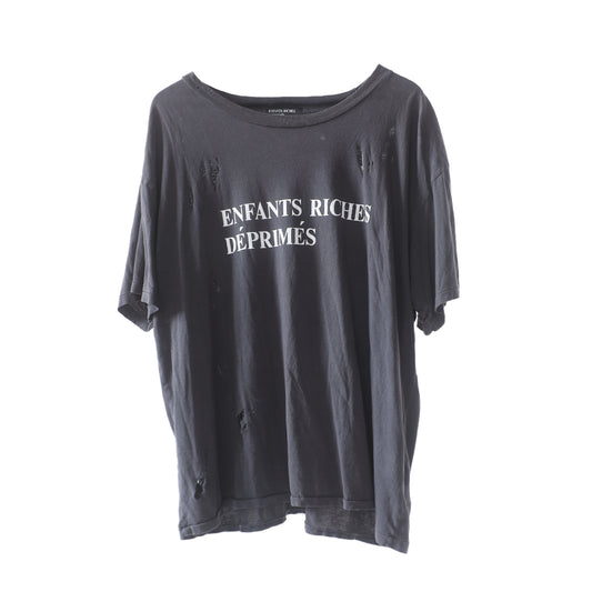 ERD GREY PAINTED LOGO TSHIRT