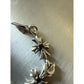 Chrome Hearts Tiny E Pave Blue Sapphire Bracelet 12 link