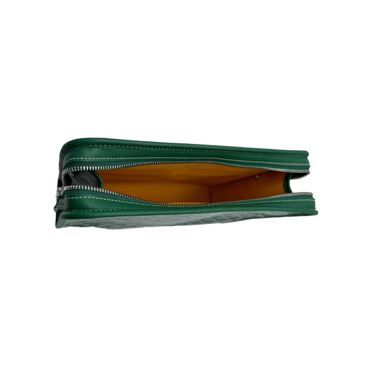 GOYARD JOUVENCE GM GREEN BAG POUCH TOILETRY