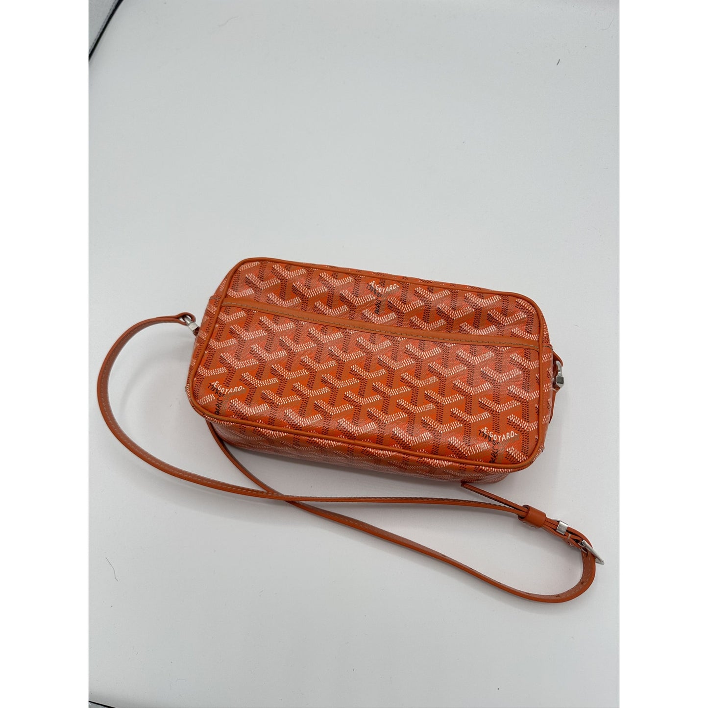 Goyard Cap-Vert PM Bag Orange Leather Camera Pouch