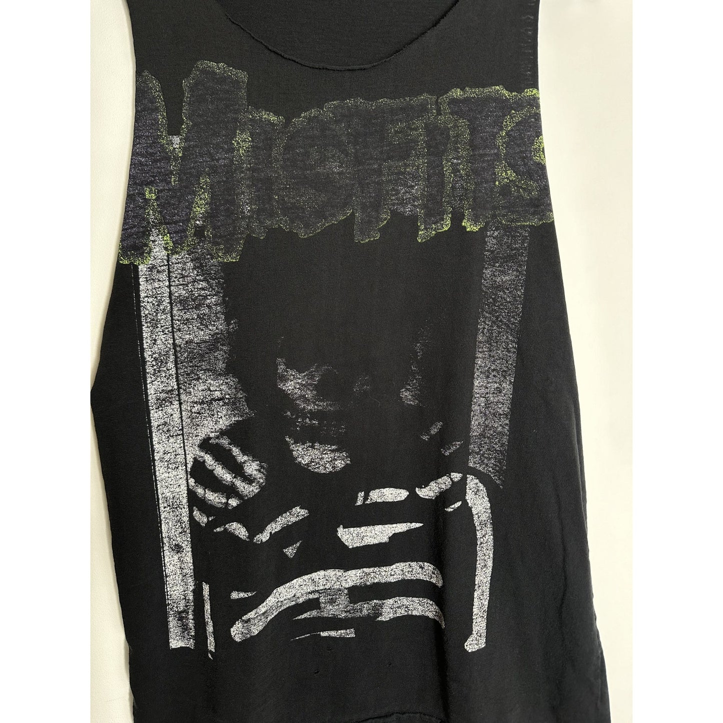 Vintage Thrashed Misfits Sleeveless Tank Cut Off