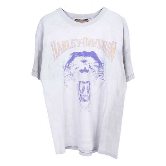 VINTAGE FADED HARLEY PANTHER T-SHIRT