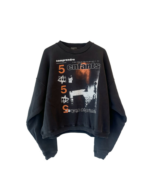 (Copy) ERD FADED BLACK COMPRENDRE CREWNECK