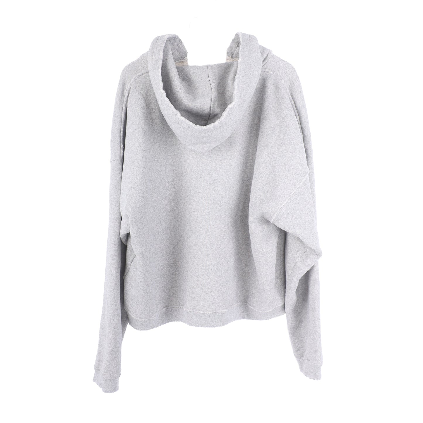 ERD SAFETY PIN CUT OUT HOODIE HEATHER GREY