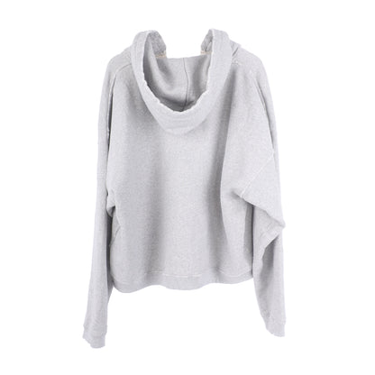 ERD SAFETY PIN CUT OUT HOODIE HEATHER GREY