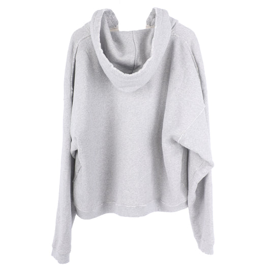 ERD SAFETY PIN CUT OUT HOODIE HEATHER GREY