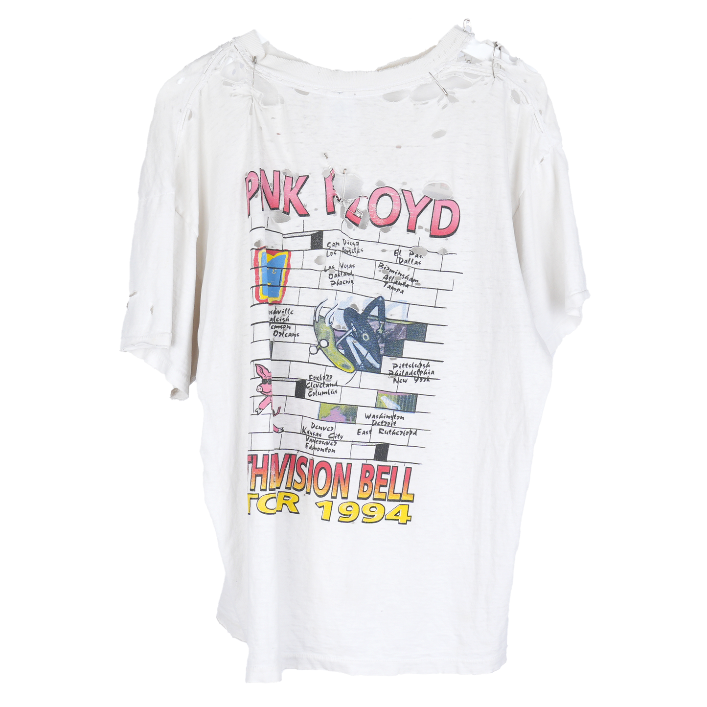 VINTAGE THRASHED PINK FLOYD T-SHIRT