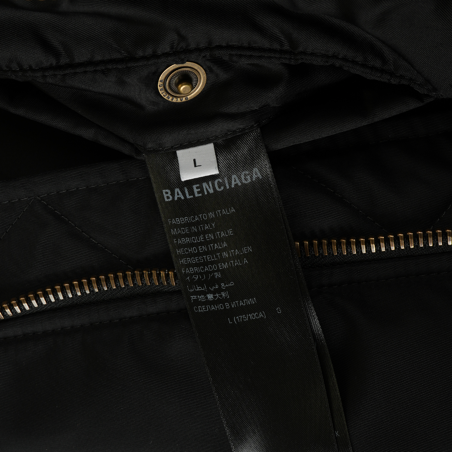 BALENCIAGA HOODED FUR BOMBER