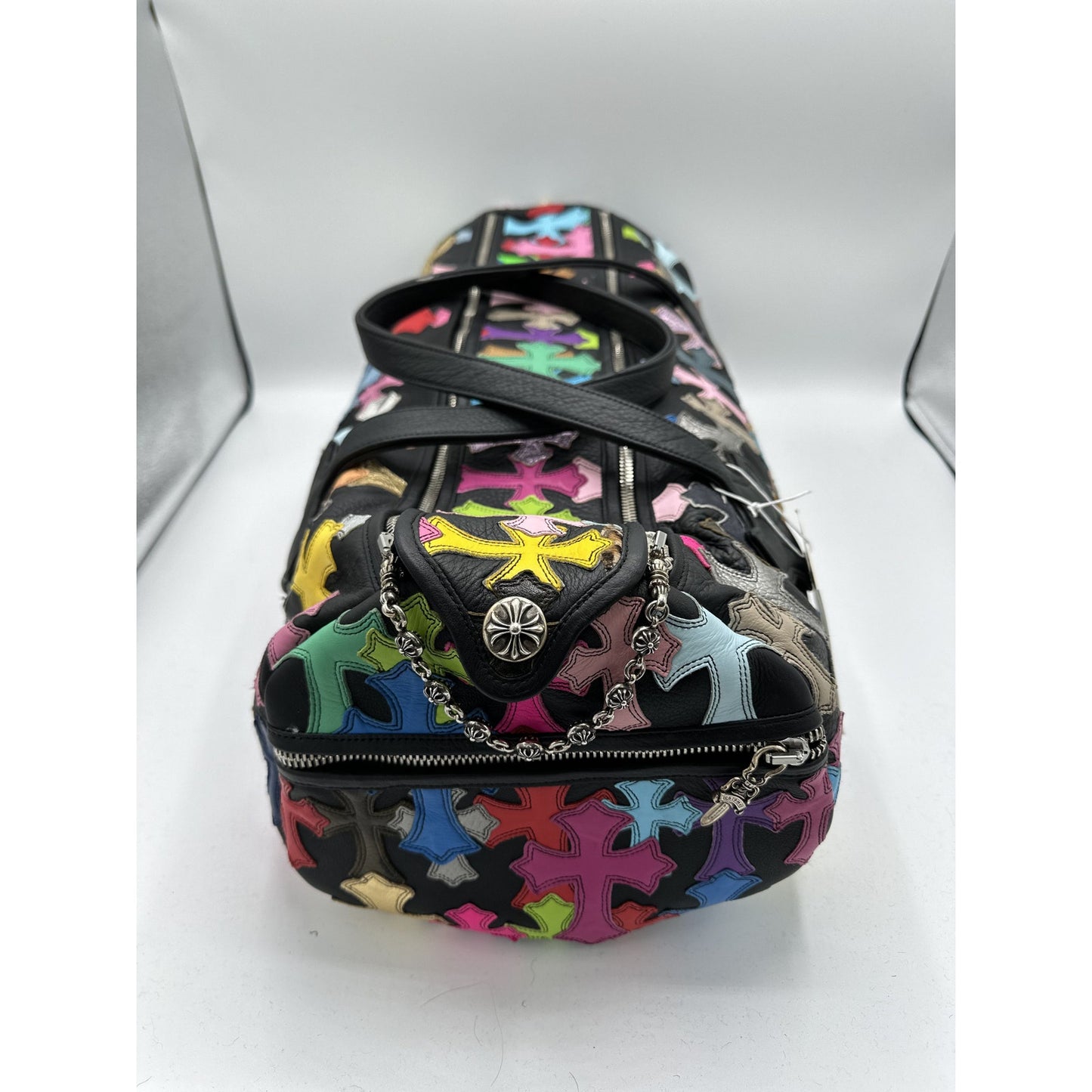 CHROME HEARTS MULTICOLOR CROSS DUFFLE BAG LARGE SIZE