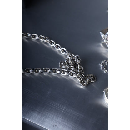 BIG CHROME HEARTS XL LARGE PAPER CHAIN NECKLACE 24"