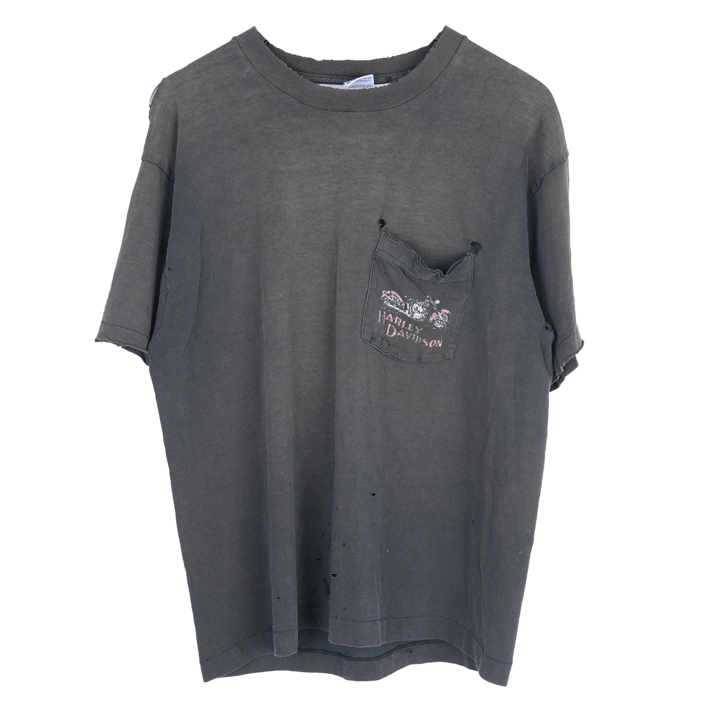 VINTAGE HARLEY SMOKED BOXY POCKET T-Shirt