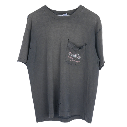 VINTAGE HARLEY SMOKED BOXY POCKET T-Shirt