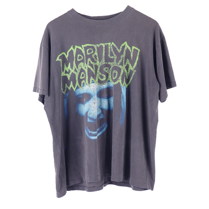 MARILYN MANSON FADED THRASHED T-SHIRT