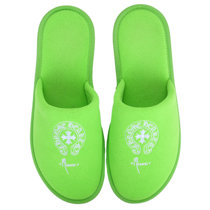 CH MIAMI NEON GREEN SLIPPERS