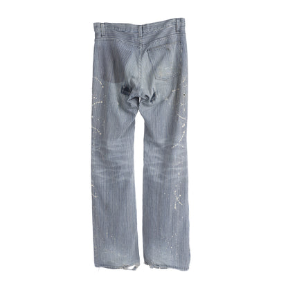 Number Nine Pinstripe Painter Pants A/W 2001