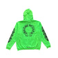 Chrome Hearts Ultra Miami Music Week Neon Green Floral Hoodie