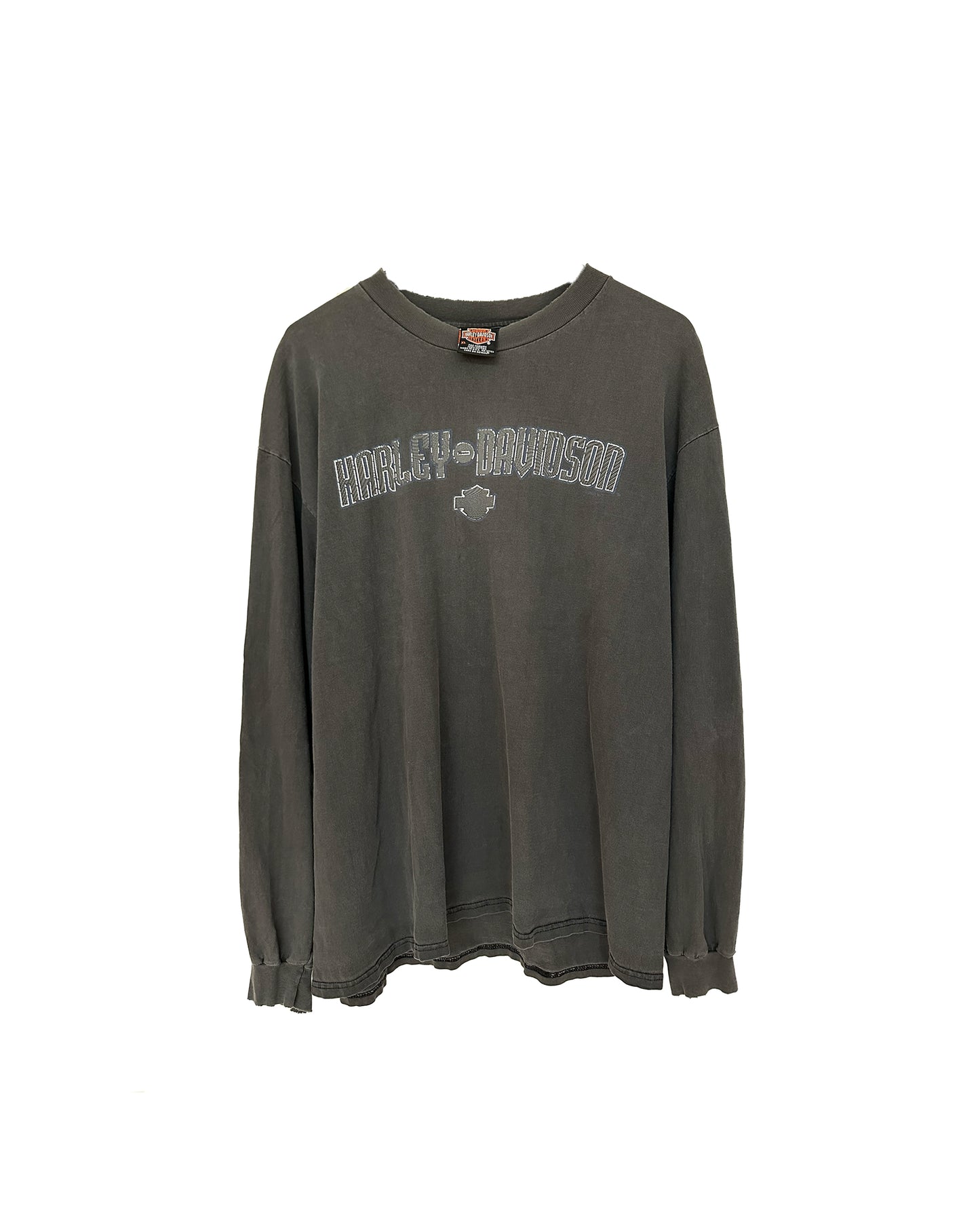 VINTAGE HARLEY DAVIDSON THRASHED FADED LONG SLEEVE