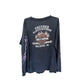 HARLEY DAVIDSON VINTAGE FADED PURPLE EAGLE LIGHTNING EMBLEM TEE