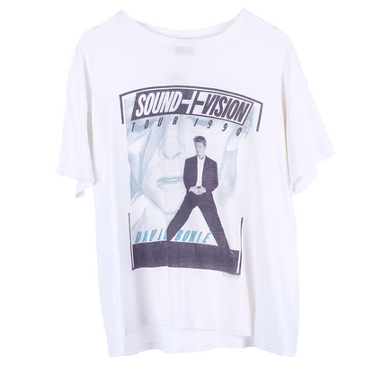 DAVID BOWIE SOUND VISION 1990 TOUR TEE