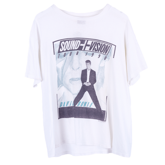 DAVID BOWIE SOUND VISION 1990 TOUR TEE