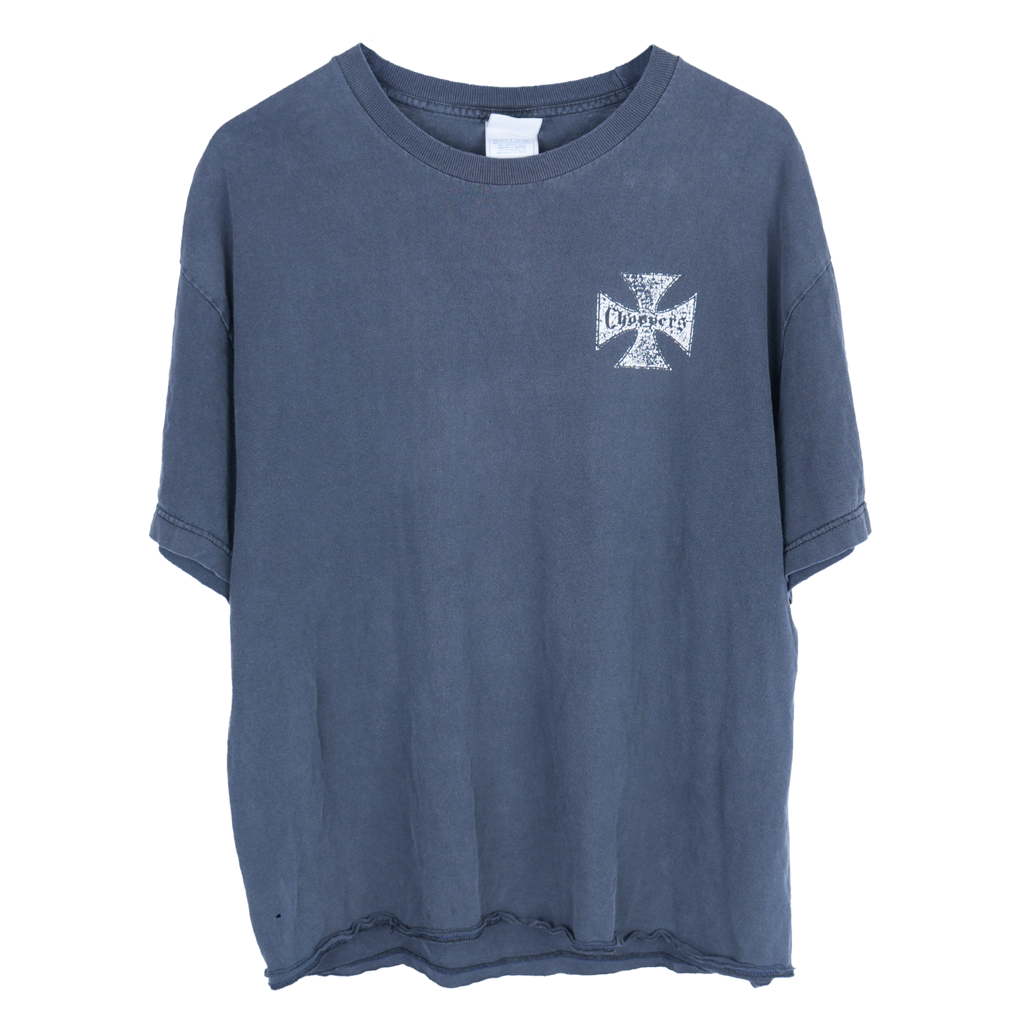 VINTAGE FADED BOXY CHOPPERS SKULL T-SHIRT