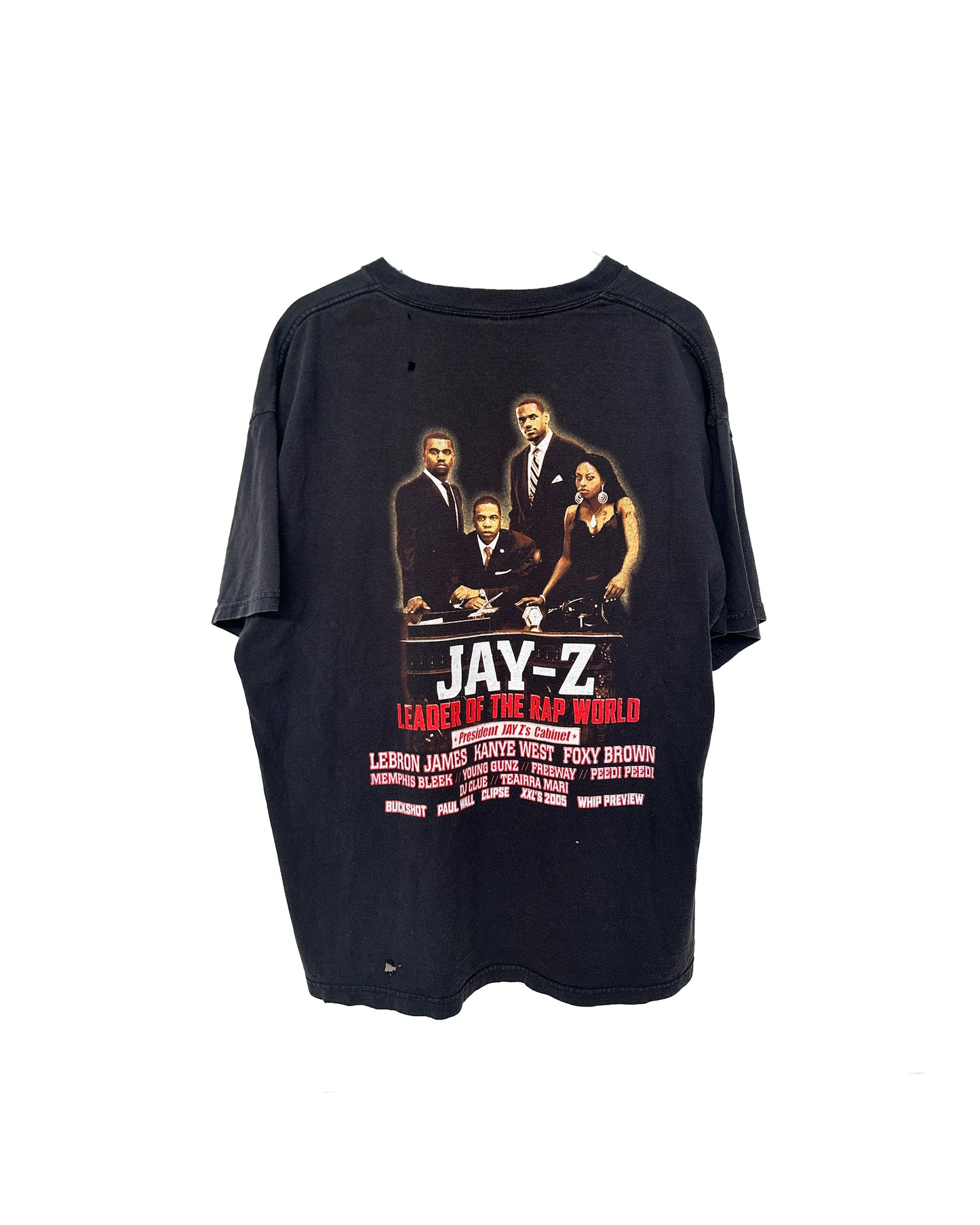 JAY-Z POWERHOUSE NYC 2005 T-SHIRT KANYE LEBRON