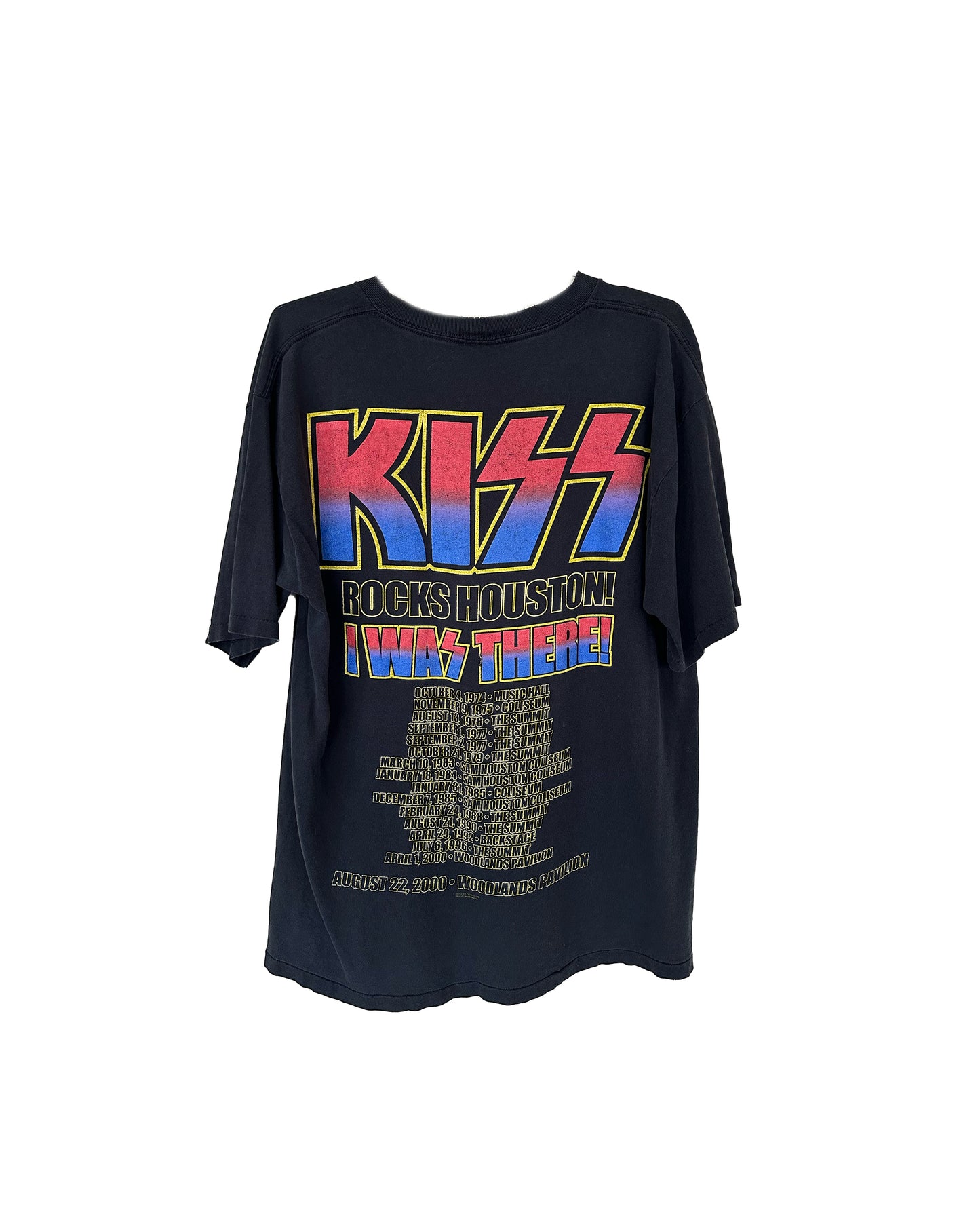 VINTAGE KISS FAREWELL TOUR HOUSTON T-SHIRT SINGLE STITCHED ALL SPORT TAG