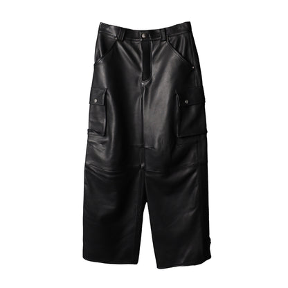 CH ARTICULATE CARGOS BLACK LEATHER