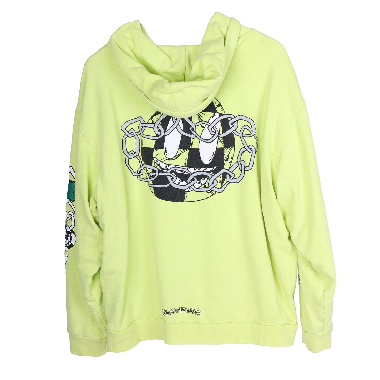 CHROME HEARTS X MATTY BOY LINK SLIME GREEN HOODIE