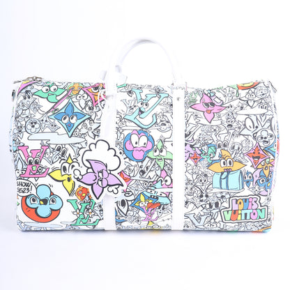 LV MONOGRAM COMICS KEEPALL BANDOULIERE 50 MULTICOLOR