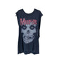 VINTAGE MISFITS DOUBLE SIDED THRASHED TANK TOP CUT OFF TEE