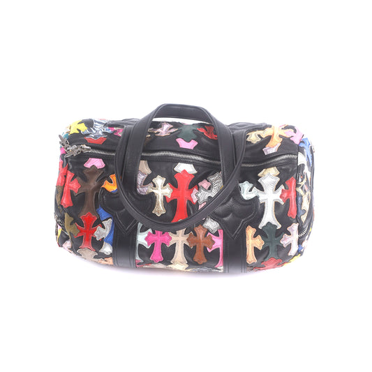 Chrome Hearts CH Multicolor Mini Cross Patch Duffle Bag