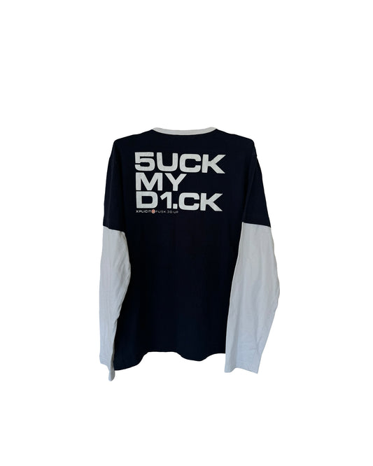 5uck My D1ck Tee Navy