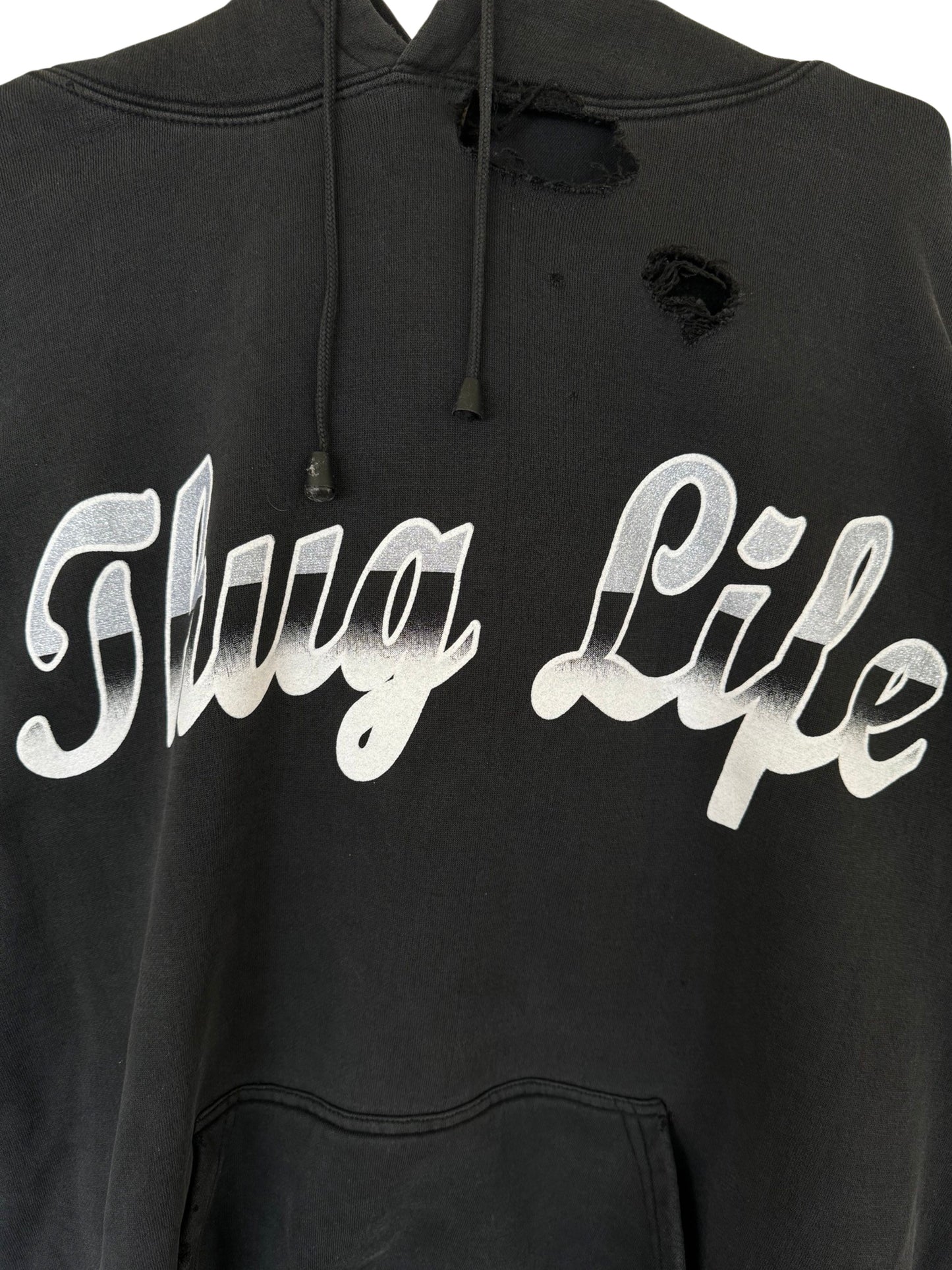 Tupac Thug Life Thrashed Hoodie