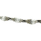 Chrome Hearts Diamond Flare Floral Cross Link Bracelet