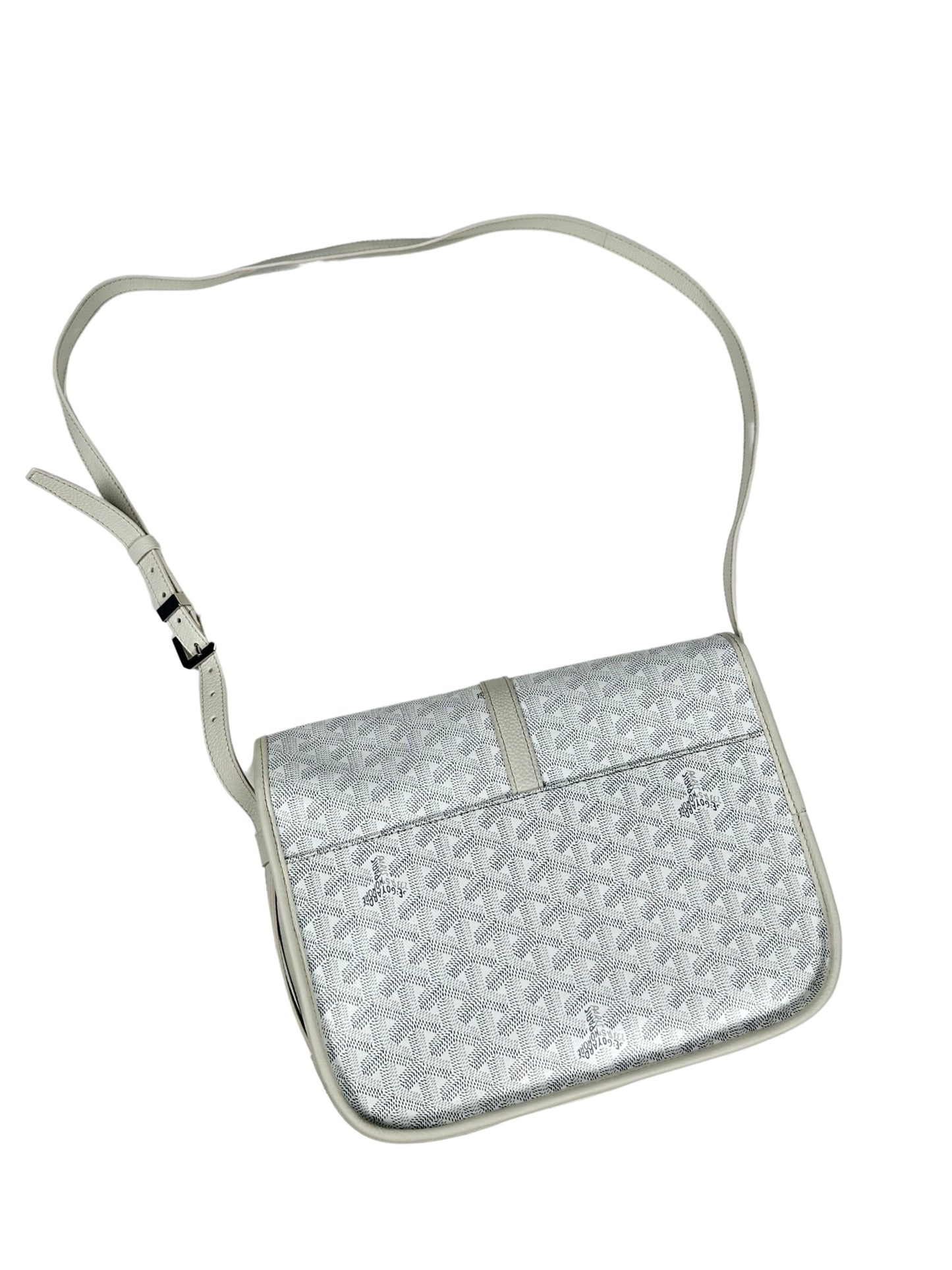 Goyard Belvedere II Messenger Canvas PM White