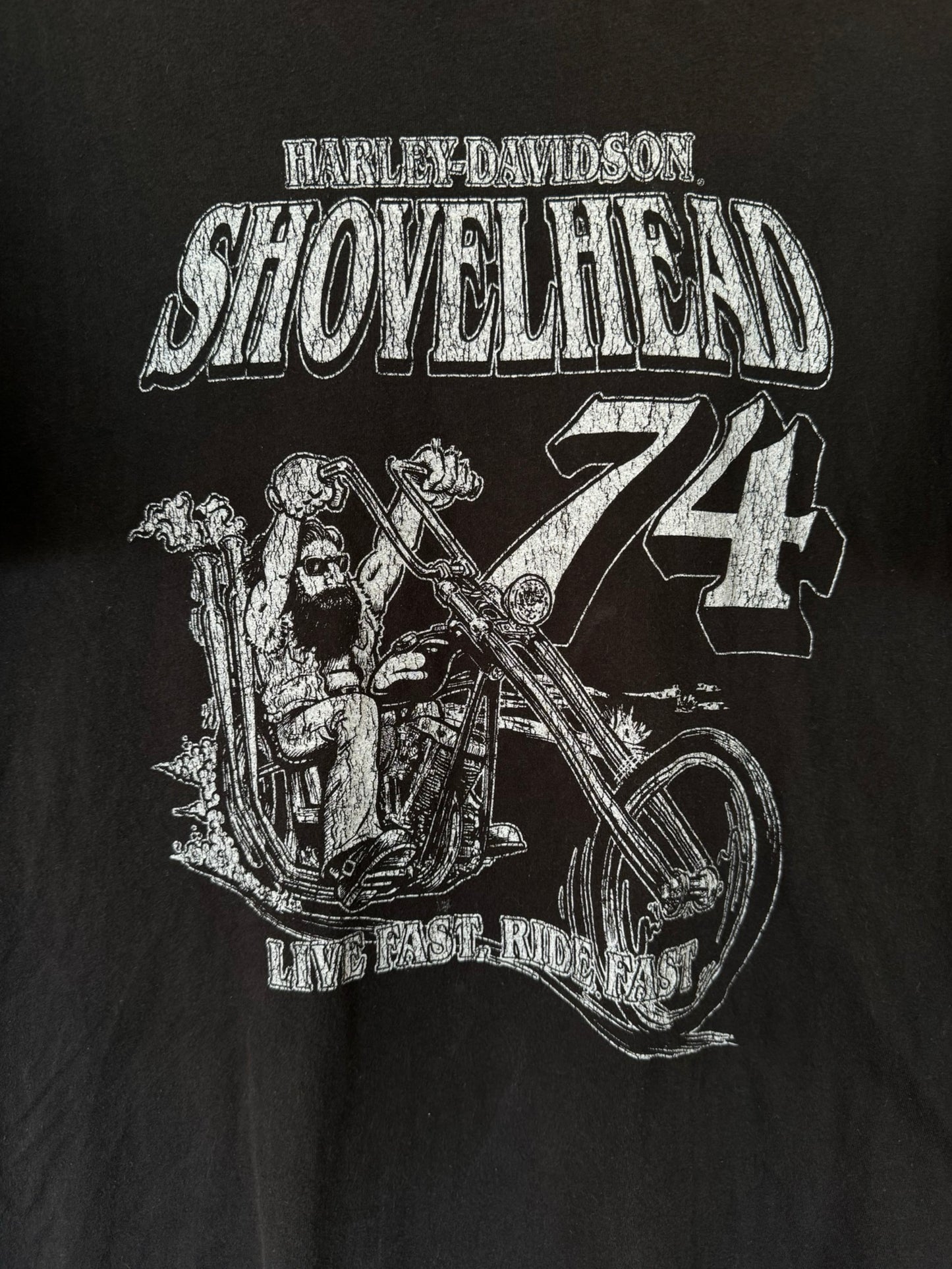 Harley Shovelhead Thrashed Tee